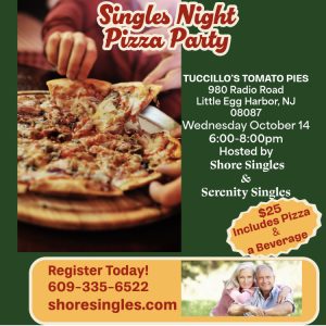 Shore Single's pizza party